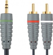 Кабель Аудио 3.5 мм - Rca Bandridge Blue 3402