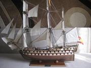 Модель линейного корабля  SUN JUAN DE NEPOMUCENO