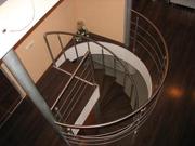 Перила,  поручни,  ограждения из н/ж  стали, лестницы.