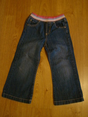 Джинсы на девочку (катон)
