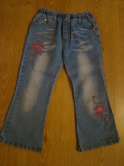 Джинсы на девочку 