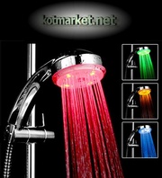 Разноцветные подсветки воды для крана и душа Aqua Show.