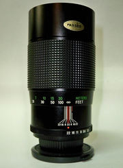 Vivitar 200mm 1:3.5 Auto Telephoto M42 + переходник m42-Pentax.