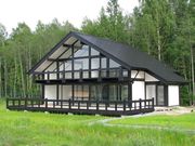 комплекти будинків з клеєного бруса, оцилiндрованної колоди