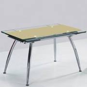 Cтеклянный стол TB006 шампань,  стол TB006 черный,  стол TB006 красный к