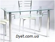 B123, стол B123, стеклянный стол B123, стол киев B123, обеденный стол B123