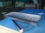 Напольный люк модели Практик выполнен из стали