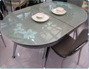 В806, стол В806, стеклянный стол В806, стол киев В806, обеденный стол В806