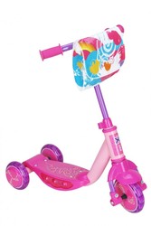 самокат трехколесный MILANO музыкальный,  светится при езде