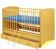 Трансформирующаяся кроватка детская от 0до 10лет б/у.