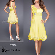 Милое коктейльное платице с одной брителей