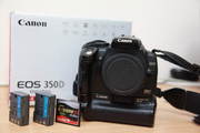 Canon 350d + BG-E3 + SanDisk Extreme III  4gb 2 шт + Canon NB-2LH 3шт