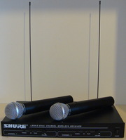 Микрофоны,  радиомикрофоны и радиосистемы.