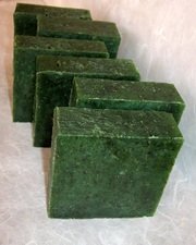 Натуральное мыло ручной работы Зелёная фея с маслом чёрного тмина