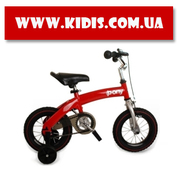 Детский велосипед 12 дюймов – беговел с педалями kidis pony