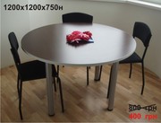 Стол круглый бук шоколад 25 мм, 400грн - 1шт