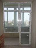 Продам двери балконные металоплатик REHAU бу,  в быту не использовались