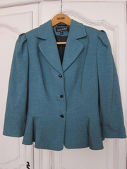 Пиджак бирюзовый