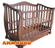 Baby sleep (Ляля) Кроватка-диванчик. Цвет орех