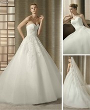 Шикарное испанское свадебное платье White One модель Toscana