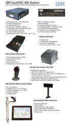 Кассовый терминал IBM SurePOS 300 Series 