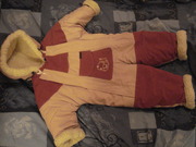 Зимний теплый комбинезон на цегейке