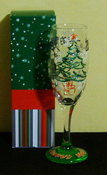 Самые Новогодние бокалы для шампанского. Год Змеи