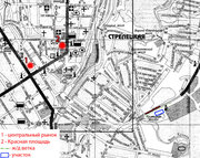 Продам земельный участок в центре г.Курска, пл. 1, 62Га