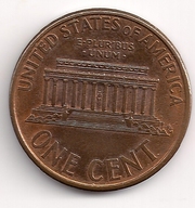 1 цент США 1994 (без буквы монетного двора)
