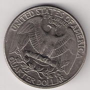 25 центов США 1987 (буква монетного двора D)