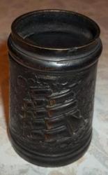 Старинная бронзовая чернильница