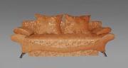 Диван-кровать Еврокнижка-2 оранжевый.Матрас ППУ + буковые ламели