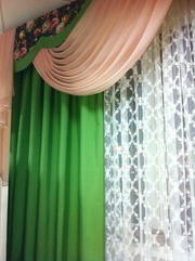 Шторы тюли в спальню, детскую, зал, на кухню, пошив штор, на Ахматовой