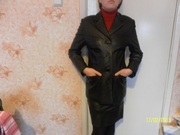 стильный кожаный костюм