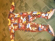 человечек  carters  флисовый -   12 месяцев. - 20 грн (сын в нем спал)