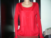 Красный, классный кардиган!!!