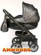 Androx Milano Exclusive (кожа) сталь с черными цветами