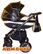 Androx Milano Exclusive (кожа) черный + белый