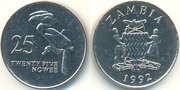 25 нгвей,  Замбия,  1992