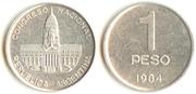 1 песо,  Аргентина, 1984