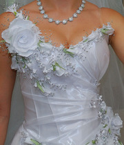 Свадебное платье, белоснежное.(Цена снижена)