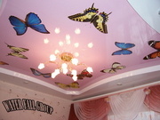 Натяжные потолки с различно художественной фото печатью