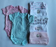 Бодики с зайками  набор 7шт.