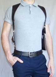 Стильная мужская сумка кобура с чехлом для телефона