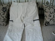 Светлые брюки cargo