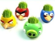 Травянчик – экоигрушка, игрушка с травой на голове