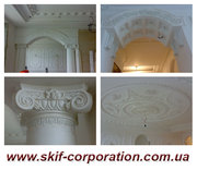 Лепнина из гипса Бровары, Киев, лепной декор. Ремонт и отделка квартир