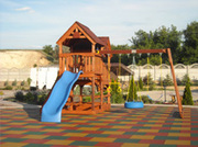 Спортивное напольное покрытие - РЕЗИНОВАЯ ПЛИТКА