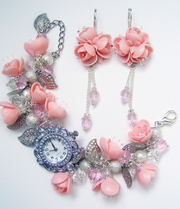 Часы и серьги Крокусы