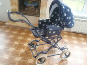 ПРОДАМ Б/У коляску чико и кроватку